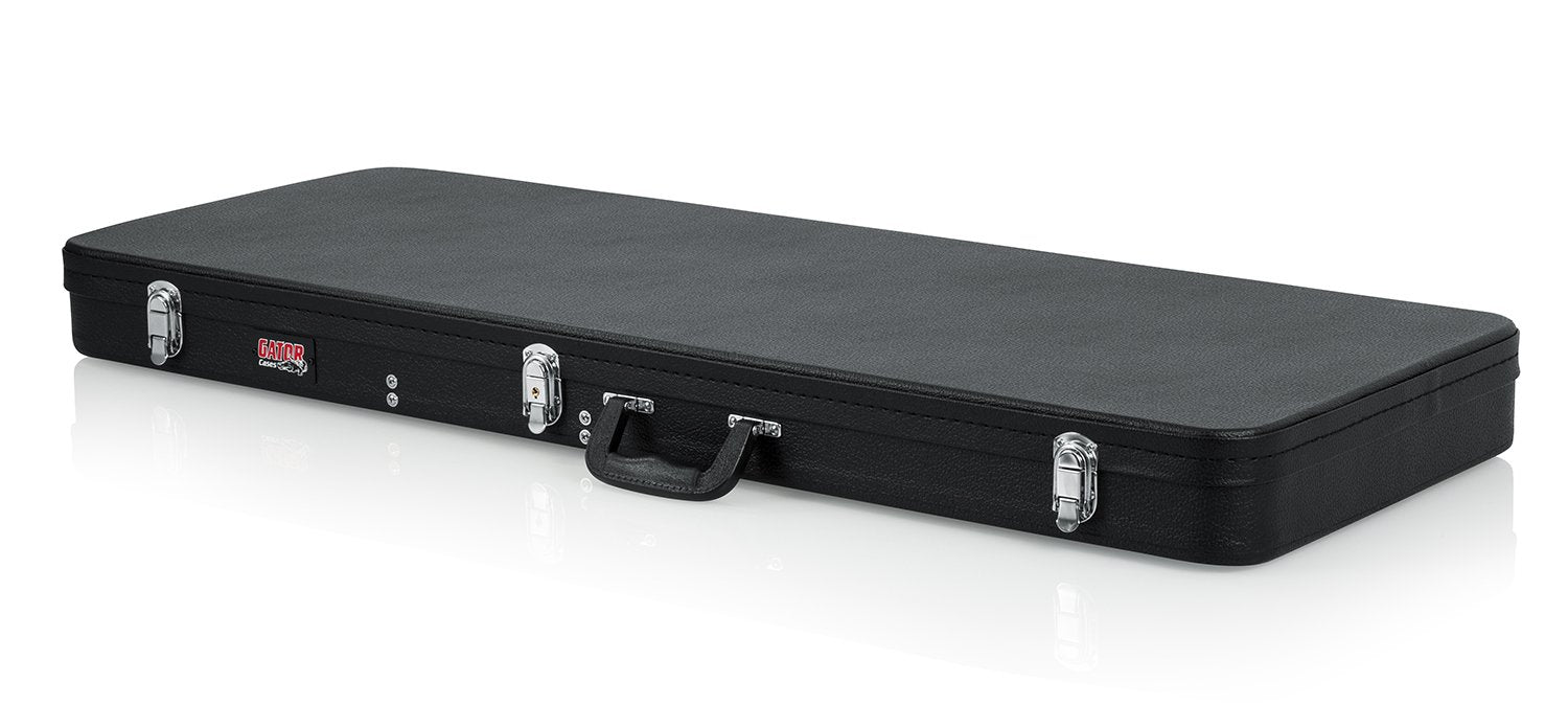 Gator Cases Hard Shell Wood Case For Fender Jaguar/Jazzmaster Guitars (Gwe Jag) Black